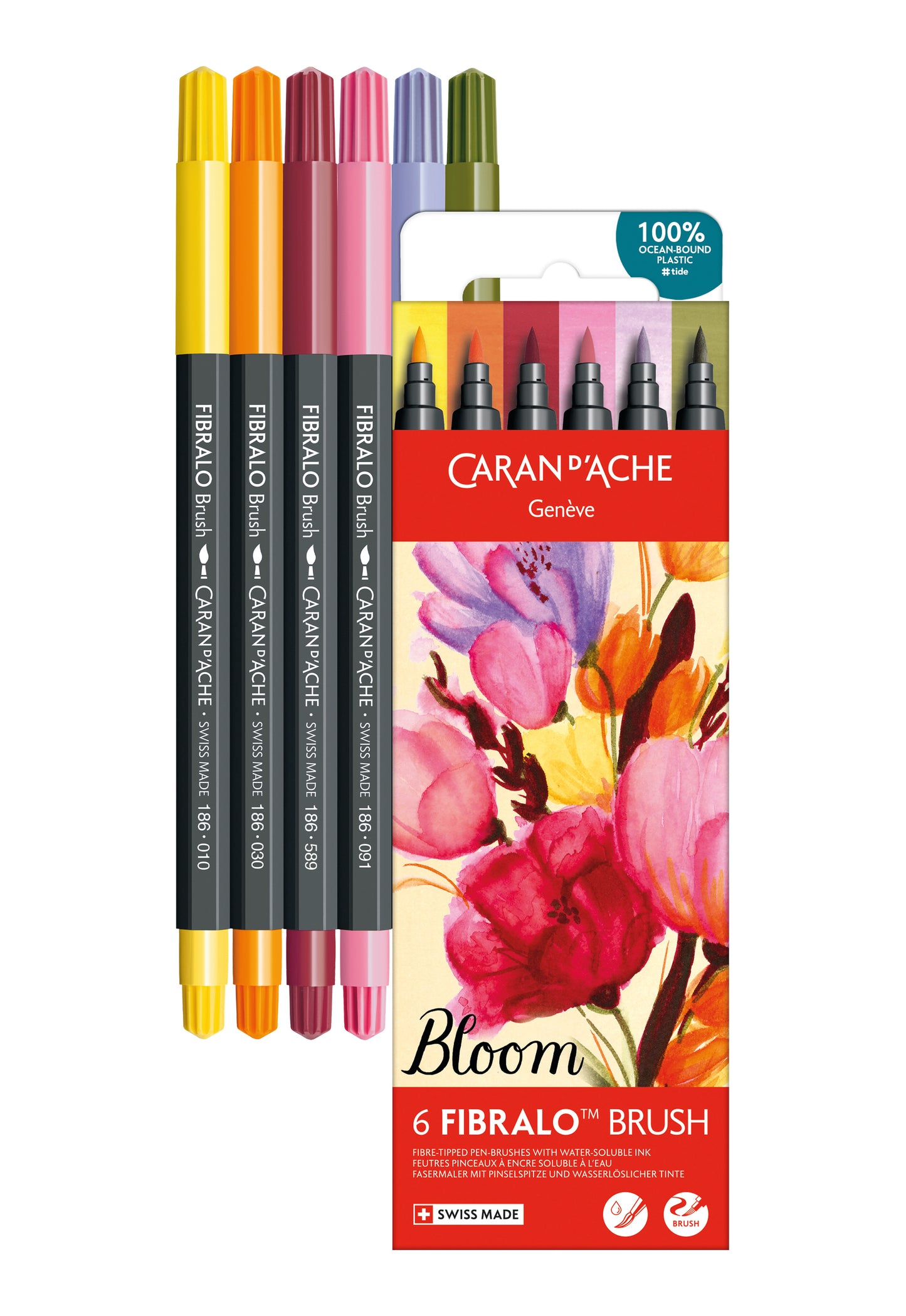 FIBRALO™ BRUSH BLOOM 6'LI KEÇELİ KALEM SETİ