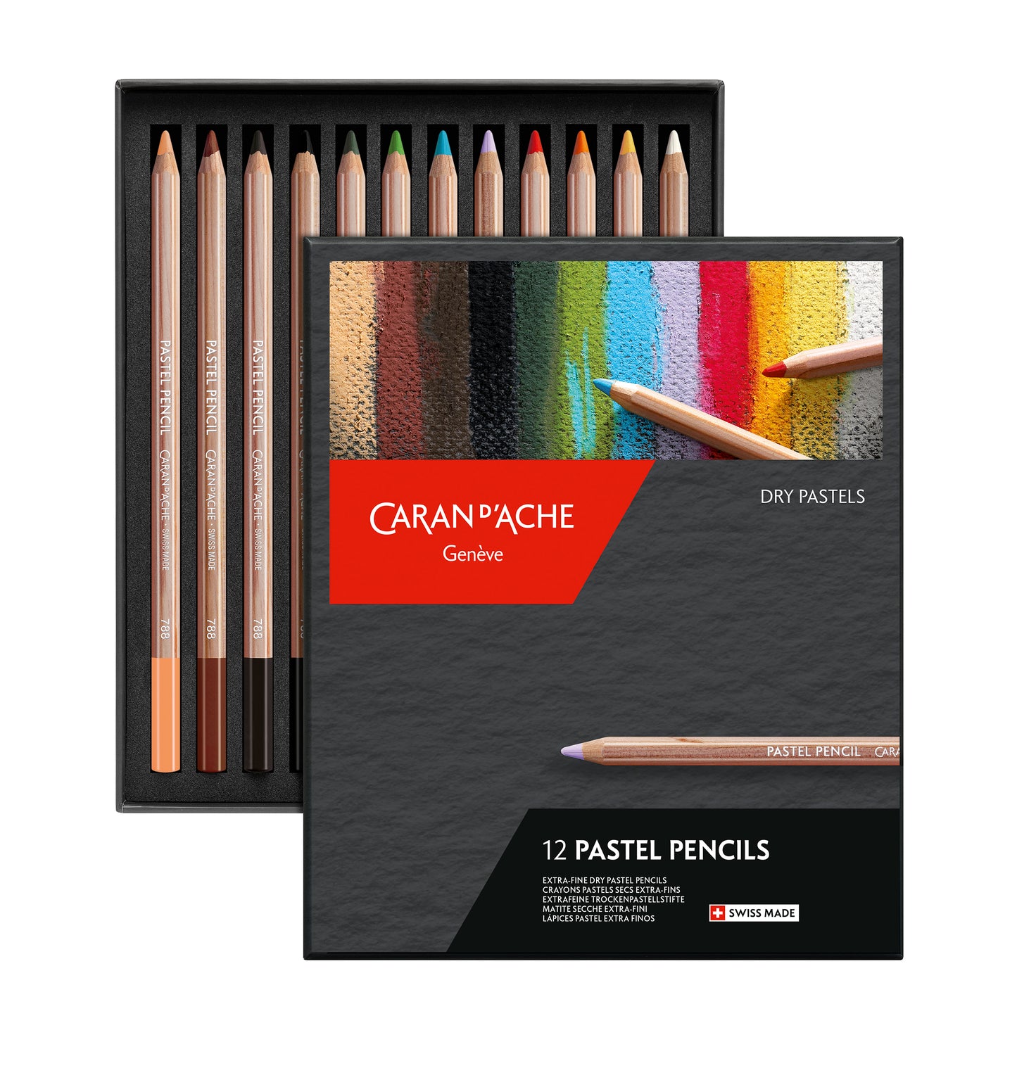 PASTEL PENCILS 12 RENKLİ PASTEL BOYA KALEMİ SETİ