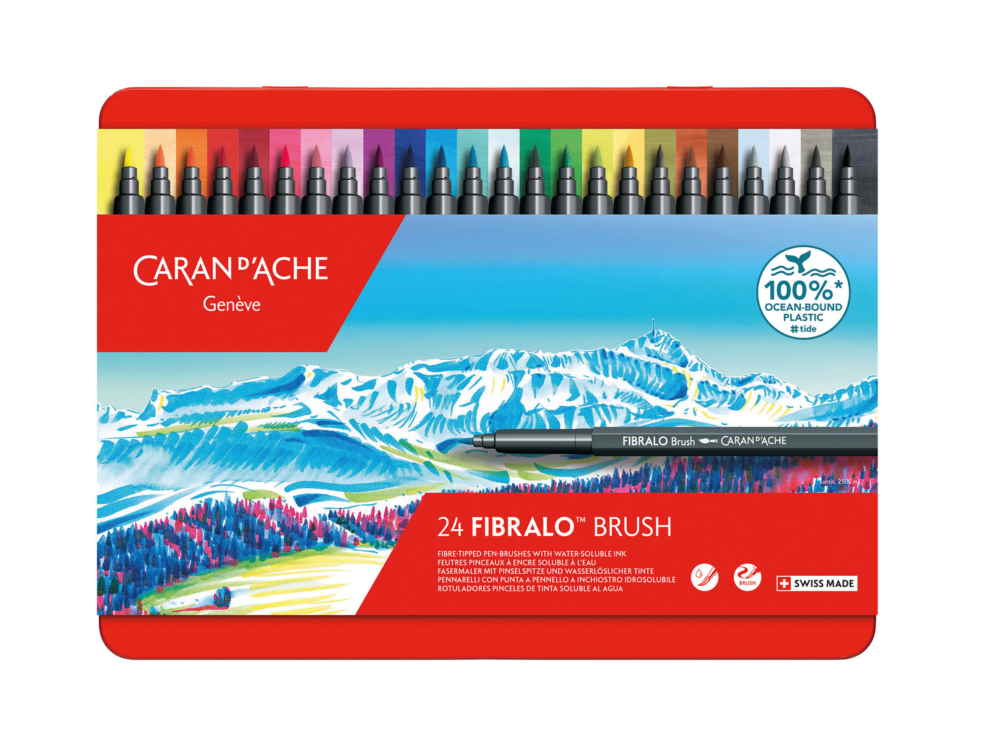 FIBRALO™ BRUSH 24'LÜ  KEÇELİ KALEM SETİ