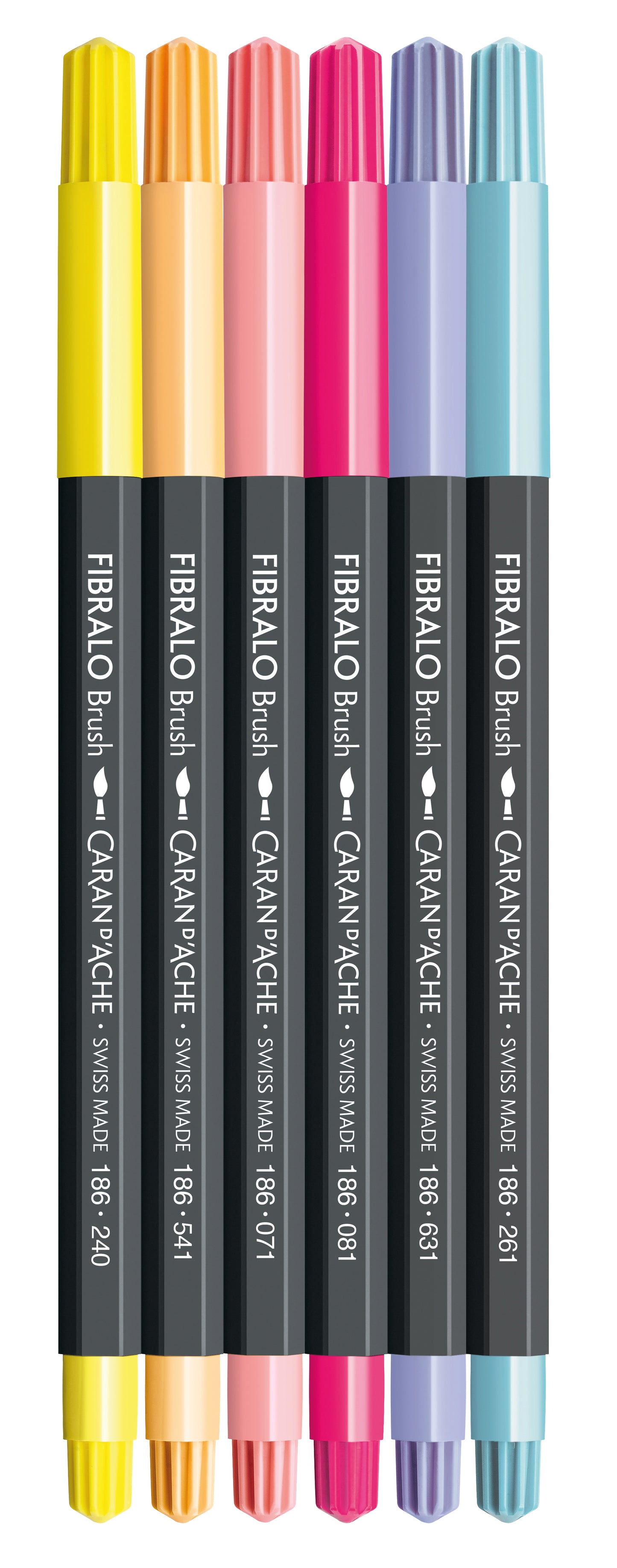 FIBRALO™ BRUSH MANGA SHOJO 6'LI KEÇELİ KALEM SETİ