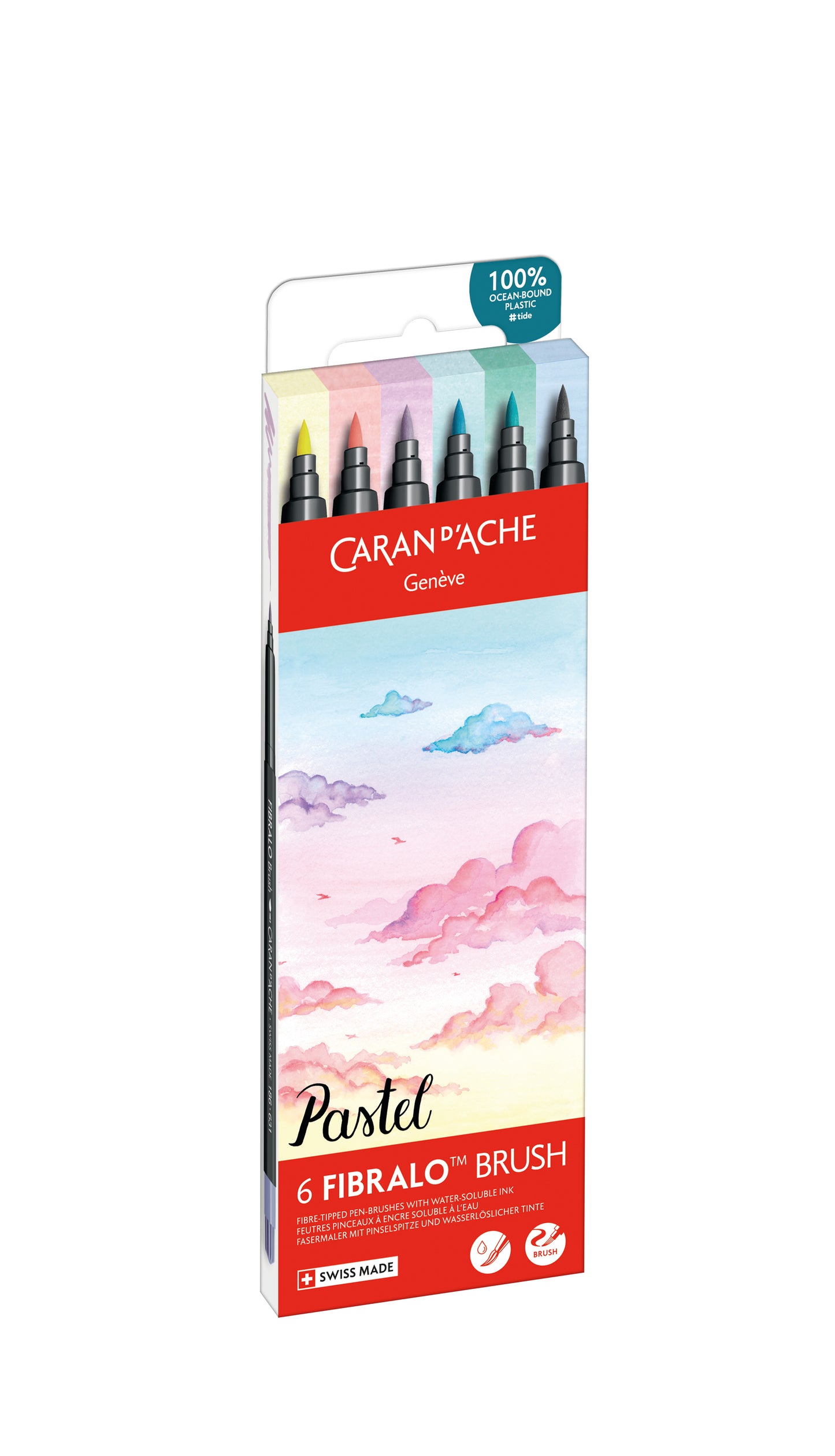 FIBRALO™ BRUSH PASTEL 6'LI KEÇELİ KALEM SETİ