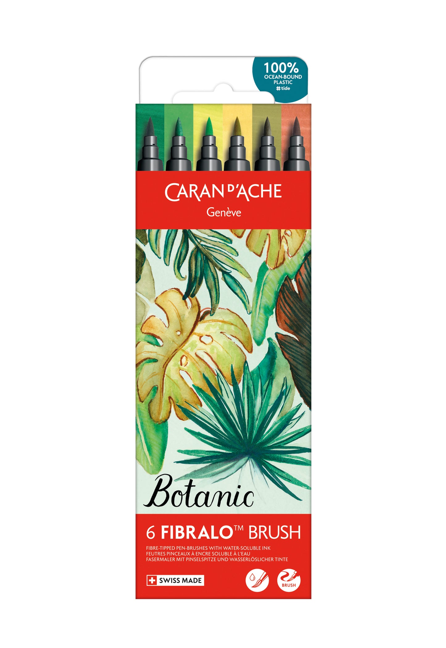 FIBRALO™ BRUSH BOTANİK 6'LI KEÇELİ KALEM SETİ