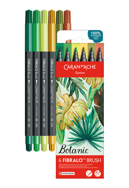 FIBRALO™ BRUSH BOTANİK 6'LI KEÇELİ KALEM SETİ