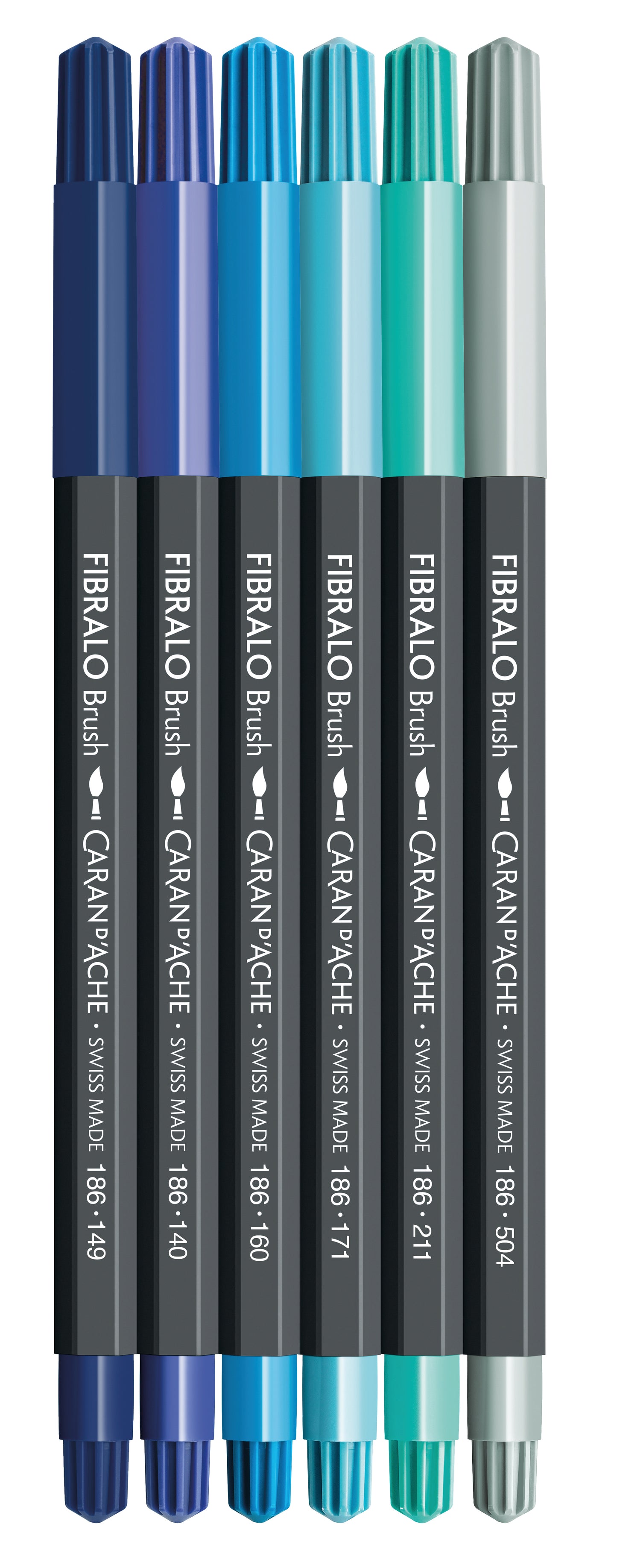 FIBRALO™ BRUSH MARINE 6'LI KEÇELİ KALEM SETİ