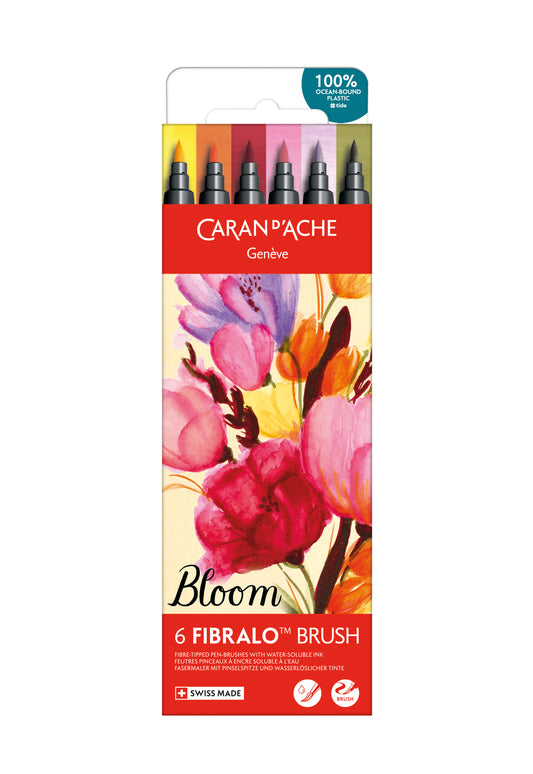 FIBRALO™ BRUSH BLOOM 6'LI KEÇELİ KALEM SETİ