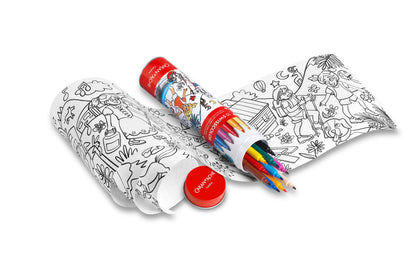 SWISSCOLOR 10 RENKLİ KEÇELİ KALEM SETİ + İSVİÇRE MEVSİMLERİ POSTERİ
