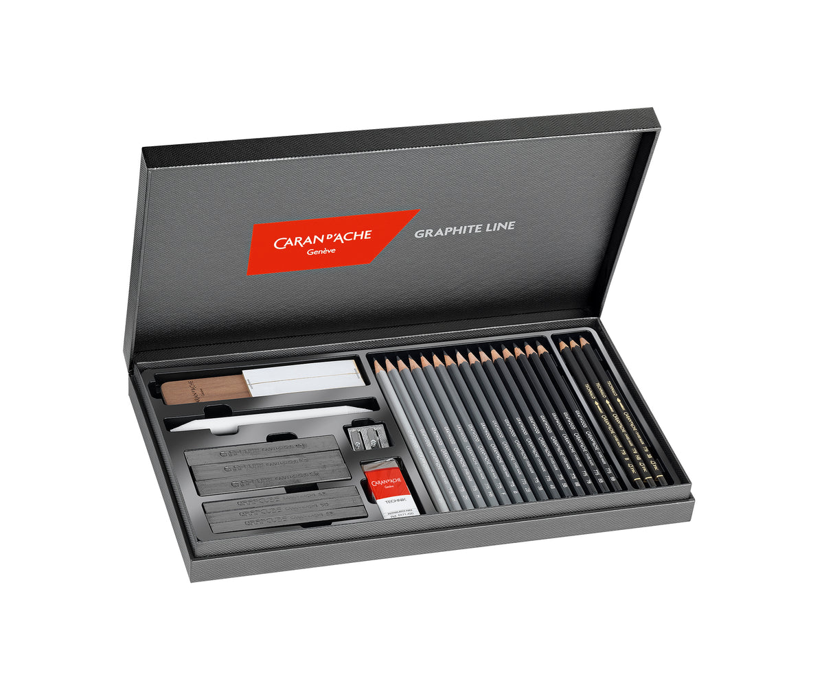 GRAPHITE LINE - 15 FARKLI SERTLİK DERECESİNDE GRAFİT KALEM SETİ