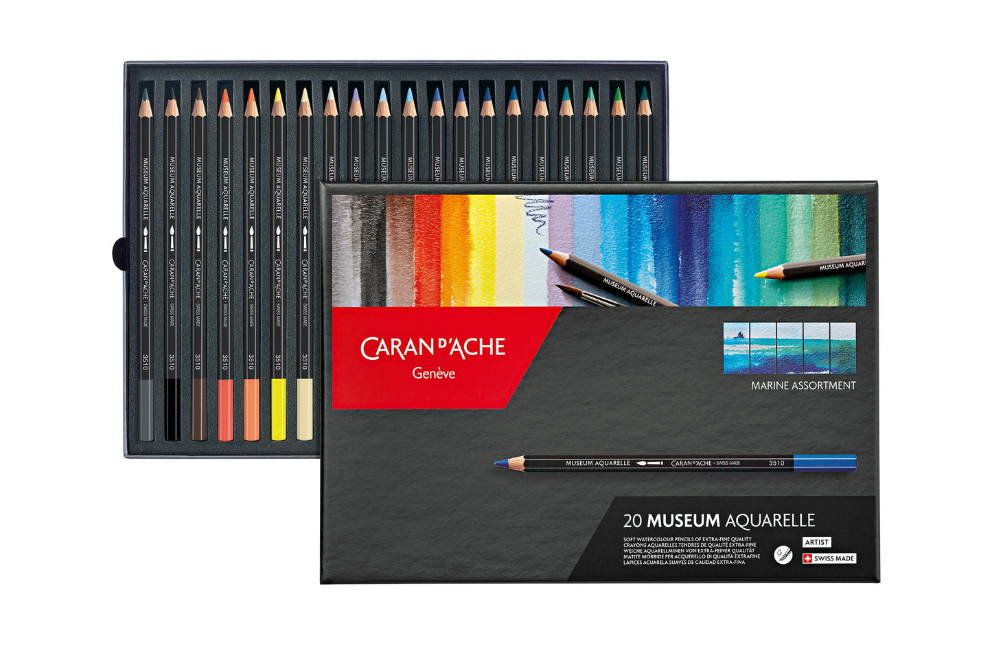 MUSEUM AQUARELLE 20 RENKLİ MARINE BOYA KALEMİ SETİ