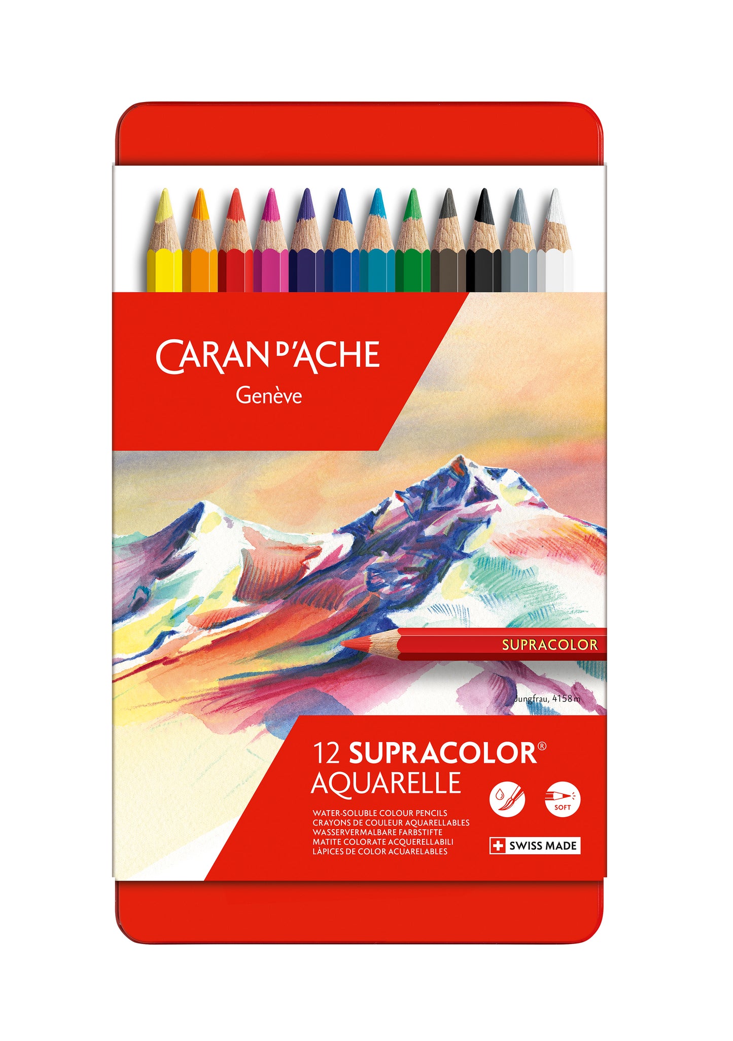 SUPRACOLOR™ AQUARELLE 12 RENKLİ BOYA KALEMİ SETİ