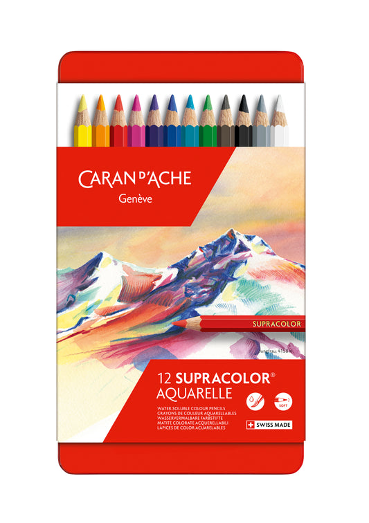 SUPRACOLOR™ AQUARELLE 12 RENKLİ BOYA KALEMİ SETİ