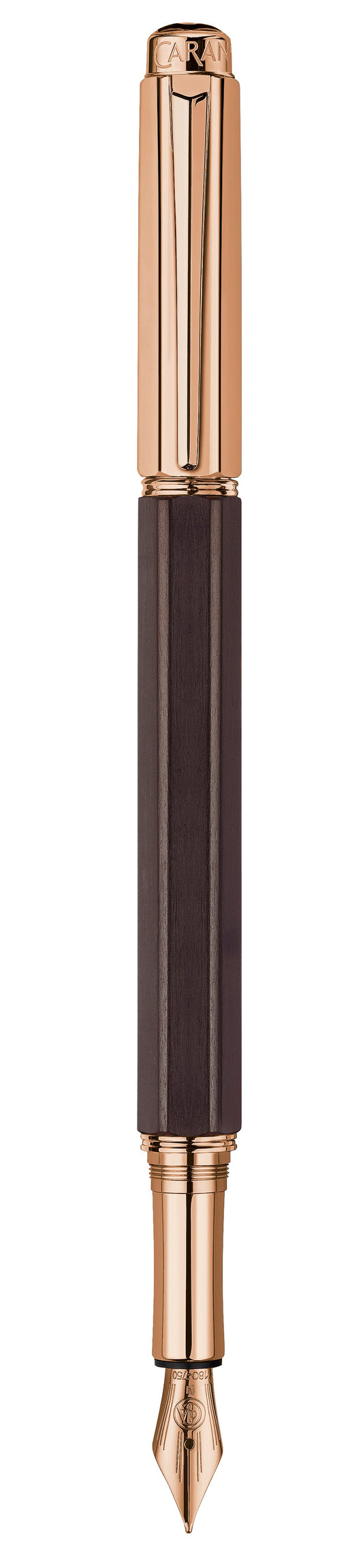 VARIUS™ EBONY PEMBE ALTIN KAPLAMA DOLMA KALEM