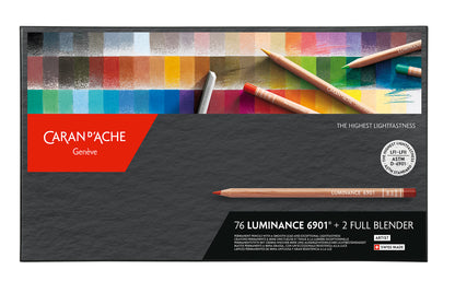 LUMINANCE 6901™ 76 RENKLİ BOYA KALEMİ SETİ + 2 FULL BLENDER