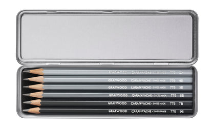 GRAPHITE LINE 6 FARKLI SERTLİK DERECESİNDE GRAFİT KALEM SETİ