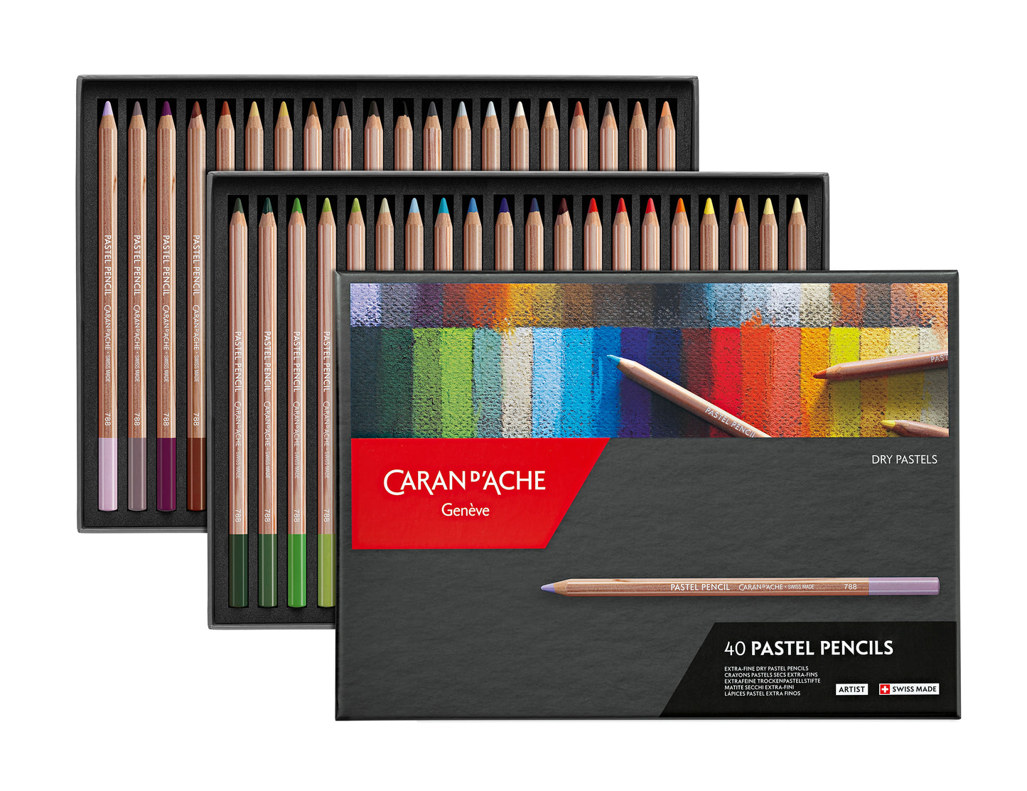 PASTEL PENCILS 40 RENKLİ PASTEL BOYA KALEMİ SETİ