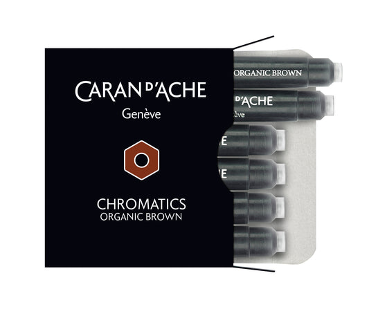 KAHVERENGİ CHROMATICS 6'LI DOLMA KALEM MÜREKKEP KARTUŞU