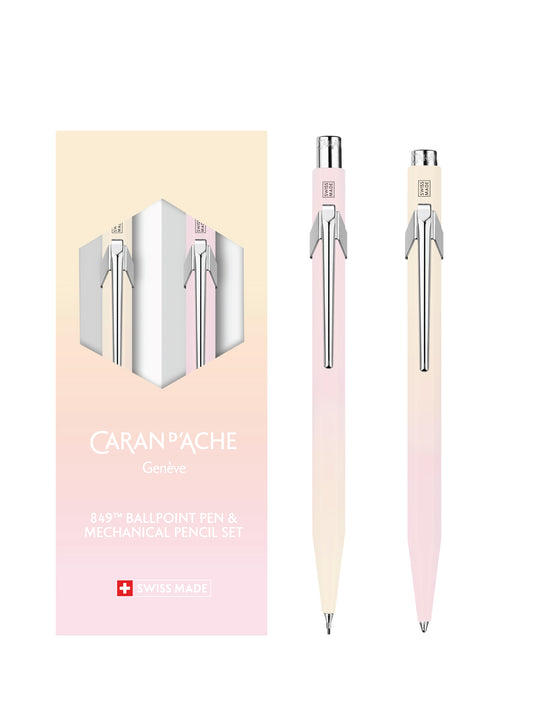849™ HORIZON PASTEL PEMBE & PASTEL SARI TÜKENMEZ KALEM & MEKANİK KALEM SETİ (0,5 mm)