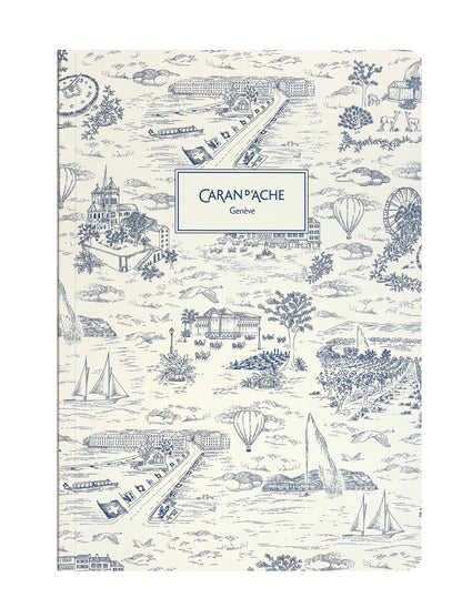 Toile de Jouy A5 Çizgili Defter