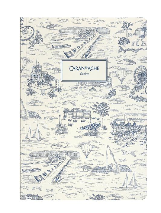 Toile de Jouy A5 Çizgili Defter