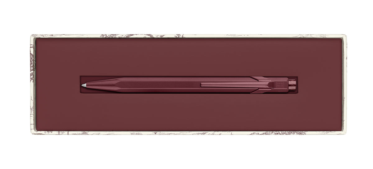 849™ Toile de Jouy Bordo Tükenmez Kalem
