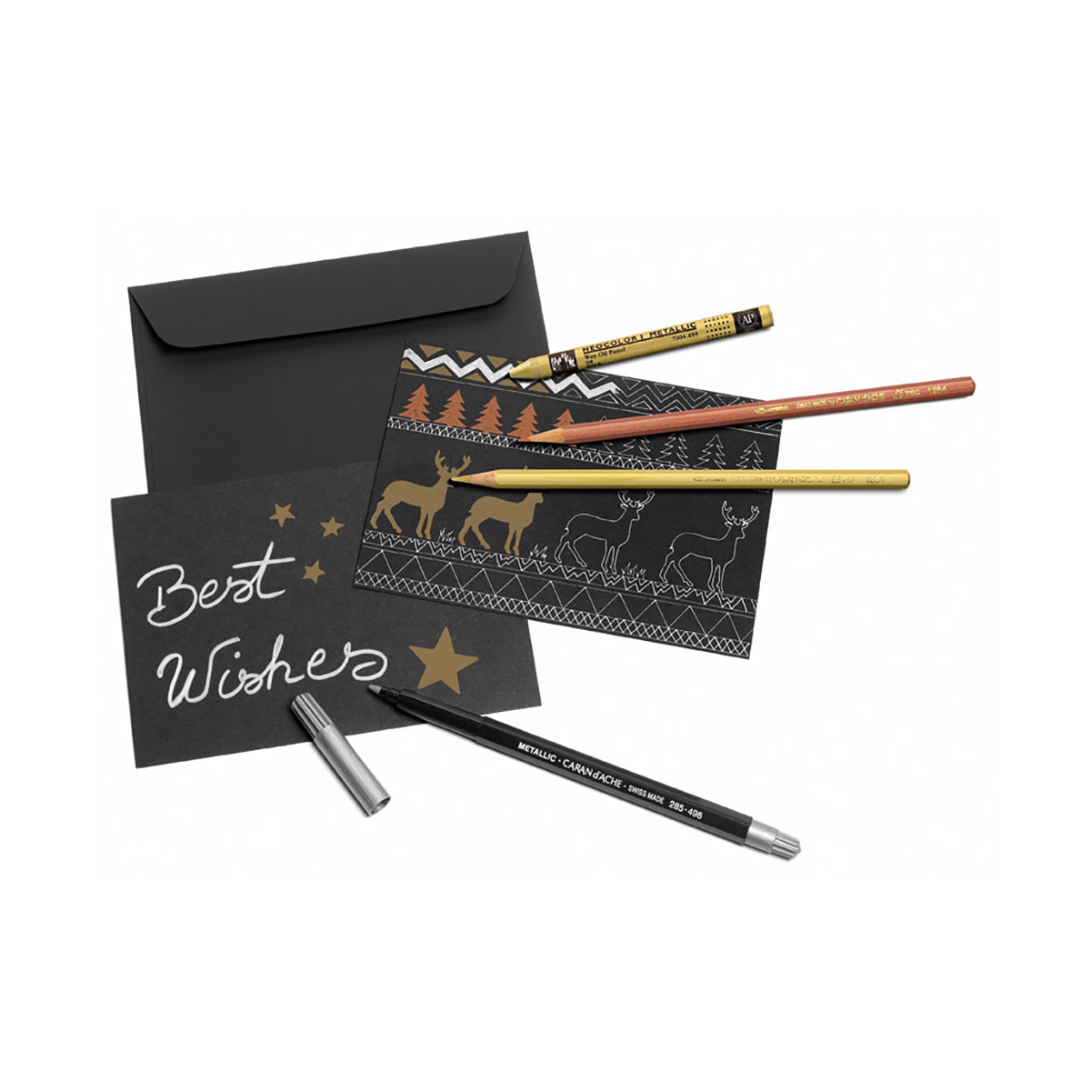 METALİK RENKLİ KALEM SETİ