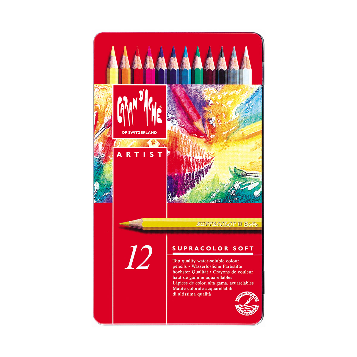 SUPRACOLOR® SOFT AQUARELLE – 12 RENKLİ SET