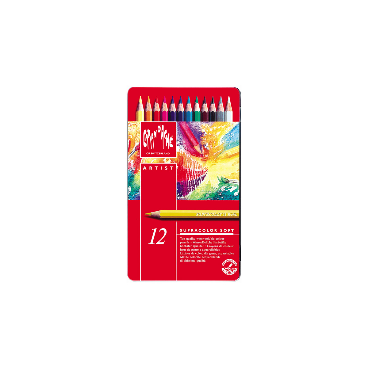 SUPRACOLOR® SOFT AQUARELLE – 12 RENKLİ SET