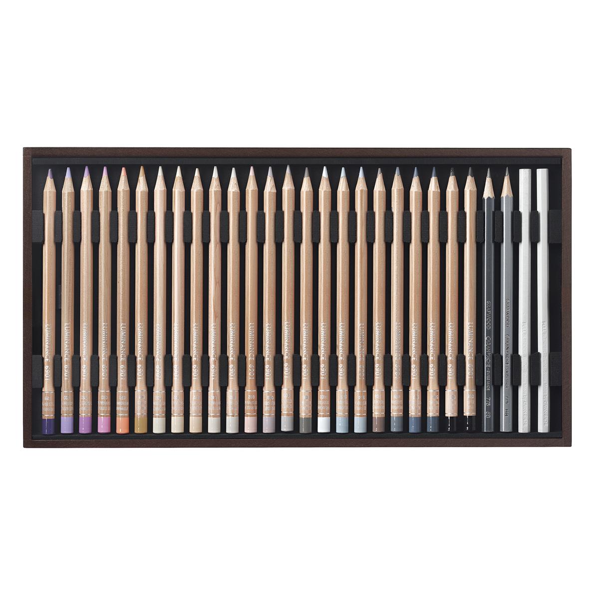 LUMINANCE 6901® - 76 RENK AHŞAP KUTULU SET