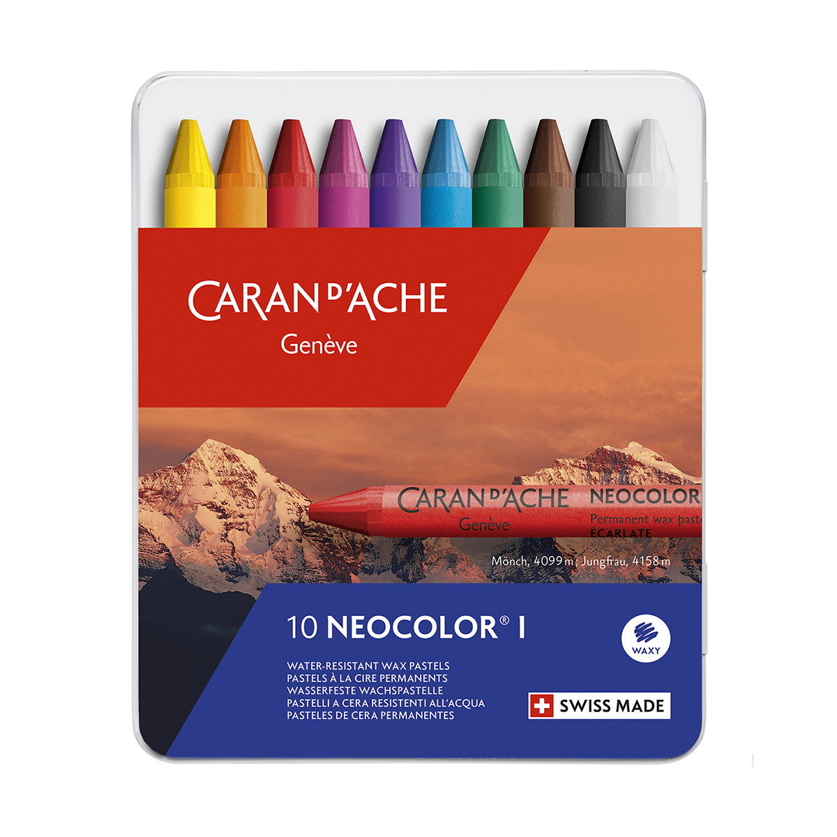NEOCOLOR® I - 10 RENKLİ SET