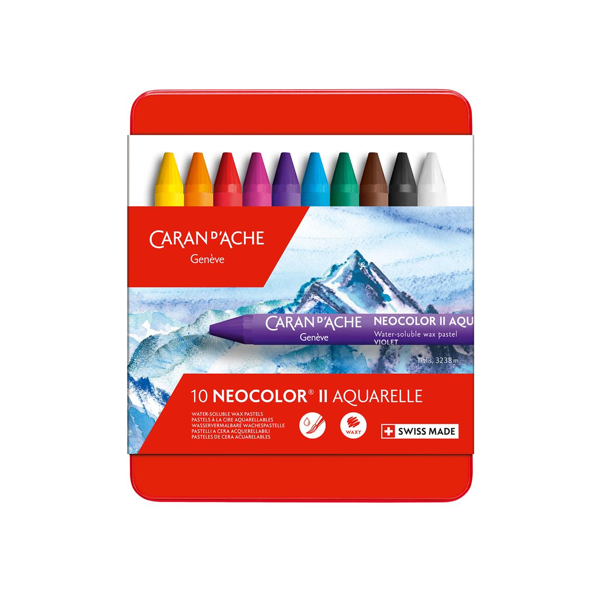 NEOCOLOR® II SUDA ÇÖZÜNEN PASTEL BOYA – 10 RENKLİ