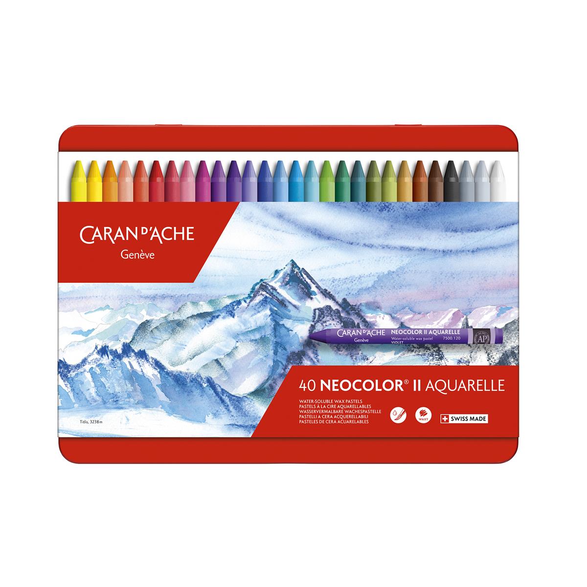 NEOCOLOR® II SUDA ÇÖZÜNEN PASTEL BOYA – 40 RENKLİ