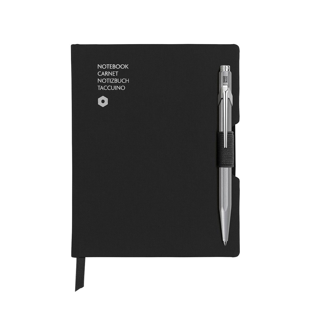 849 GRİ TÜKENMEZ KALEM & A6 SİYAH DEFTER