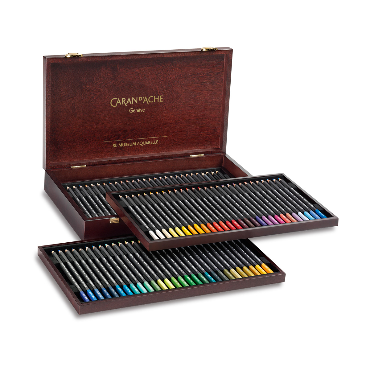 BAHAR KAMPANYASI - 76 RENK AHŞAP KUTULU MUSEUM AQUARELLE ALANA 20'Lİ SULUBOYA RESİM KAĞIDI HEDİYE