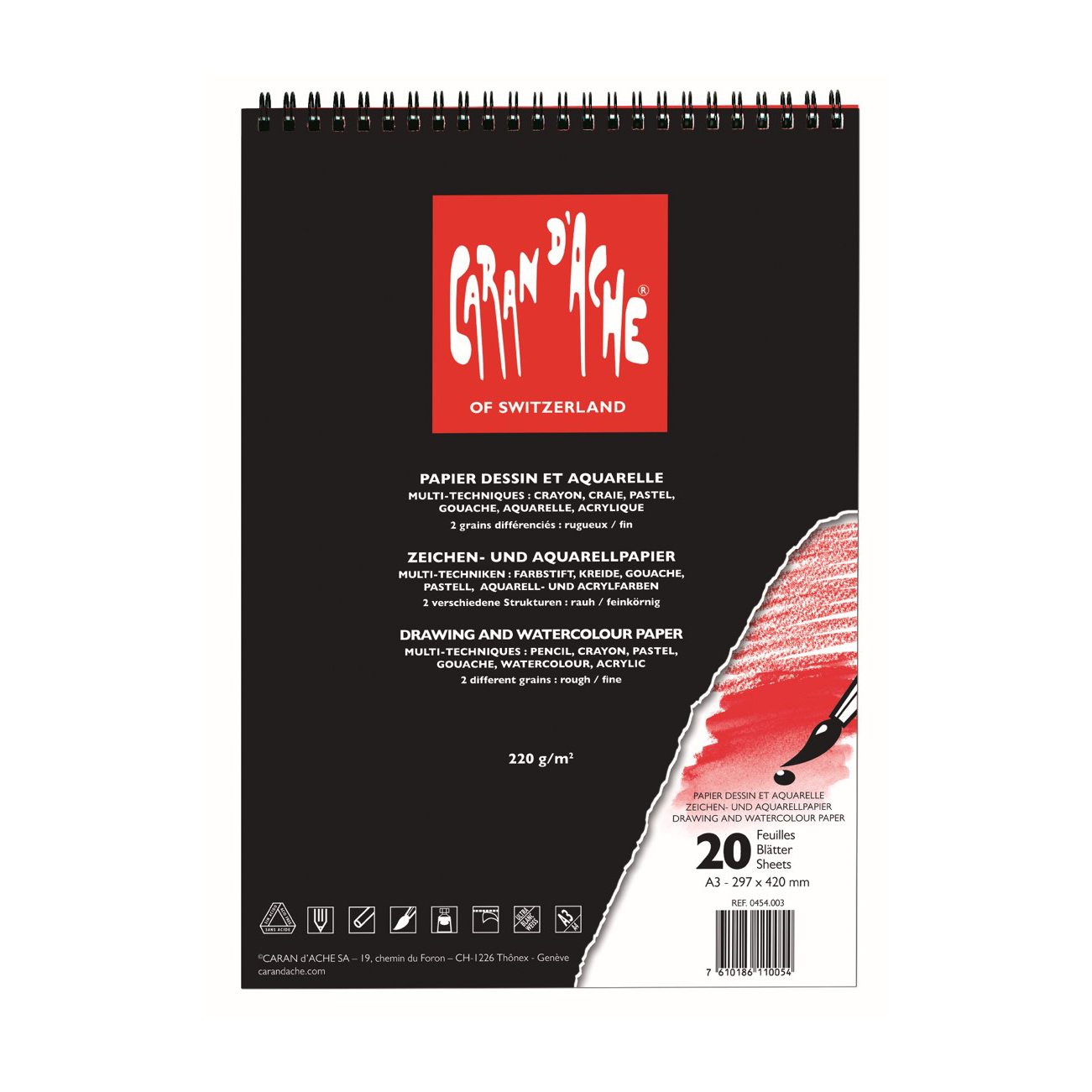 BAHAR KAMPANYASI - 76 RENK MUSEUM AQUARELLE ALANA SU HAZNELİ SULUBOYA FIRÇA SETİ VE 20 YAPRAKLI SULUBOYA RESİM DEFTERİ HEDİYE