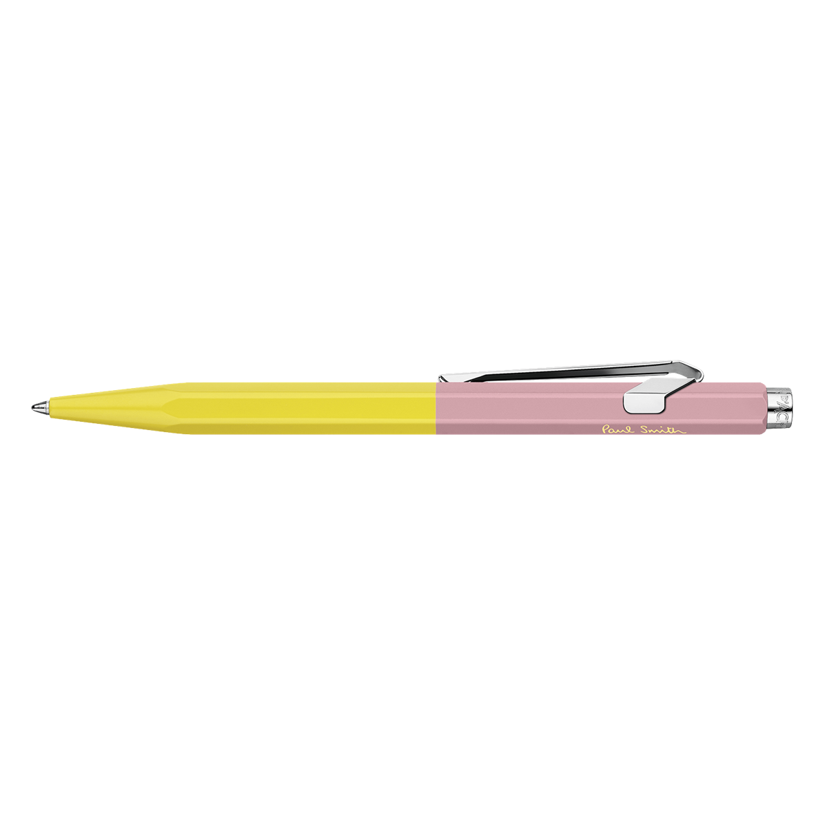 849 PAUL SMITH Chartreuse Sarı & Gül Pembe Tükenmez Kalem - Sınırlı Üretim