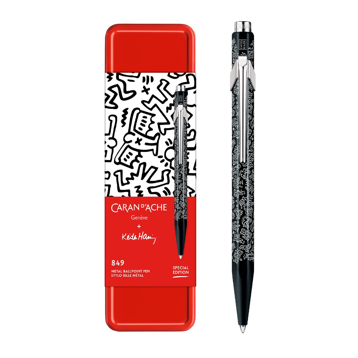 849 KEITH HARING Tükenmez Kalem Siyah - Özel Seri