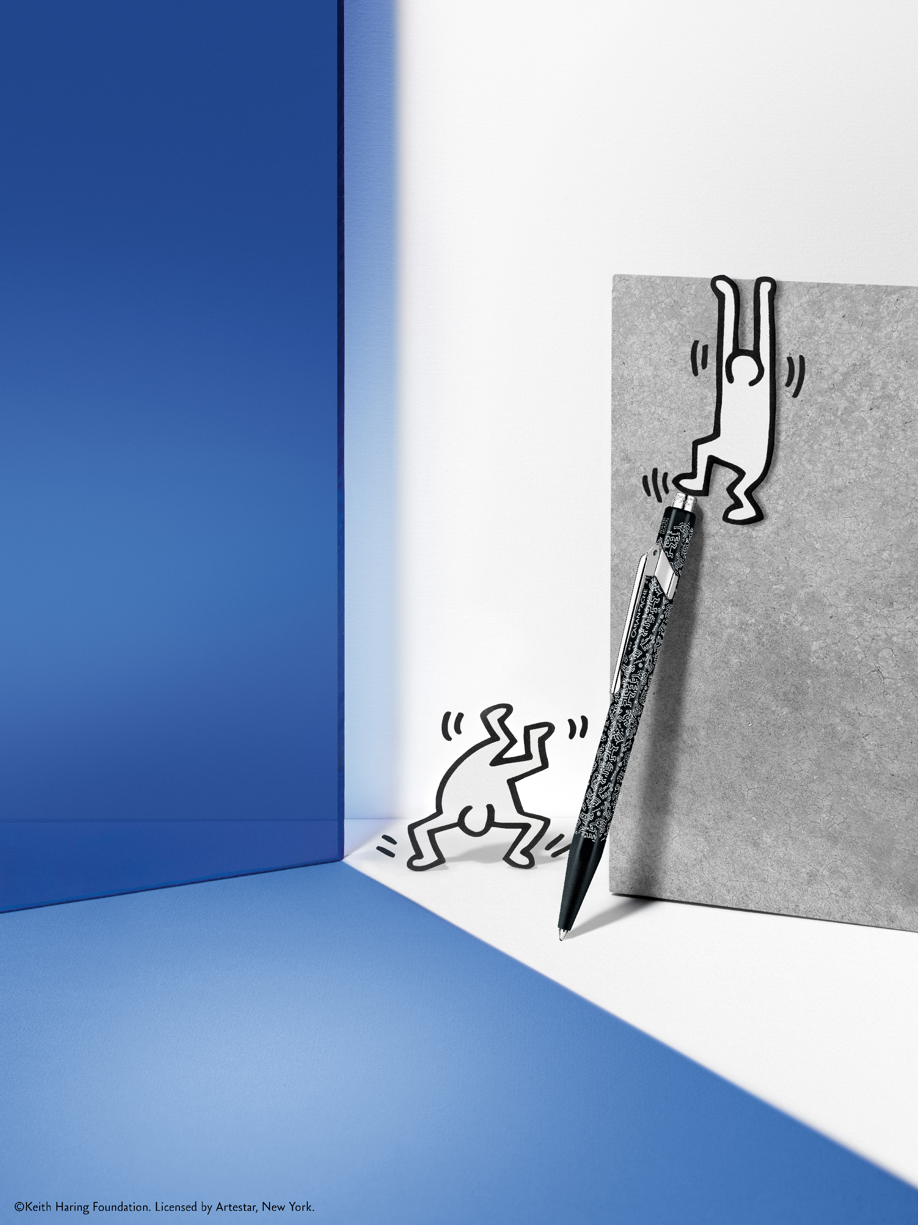 849 KEITH HARING Tükenmez Kalem Siyah - Özel Seri