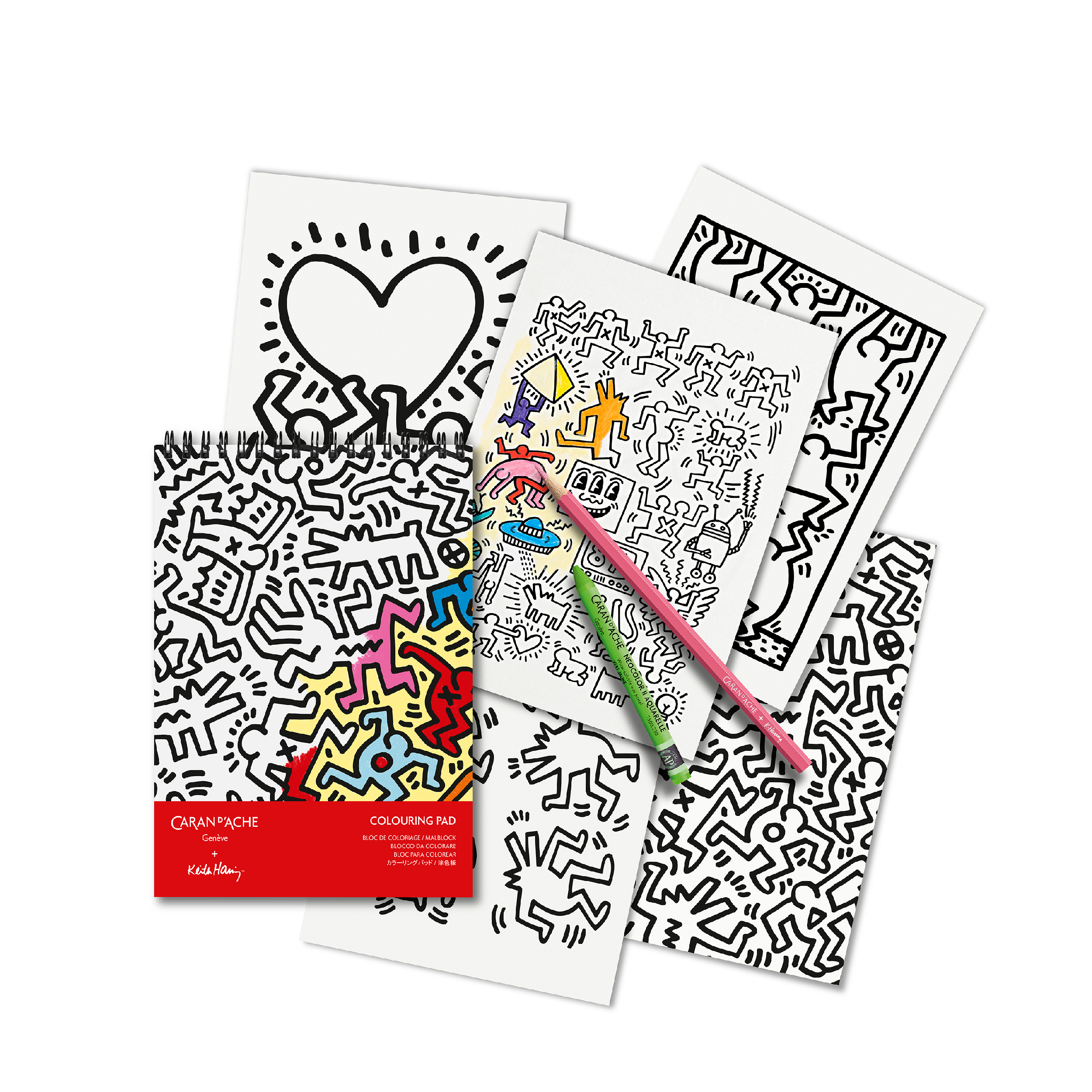 KEITH HARING Boyama Kitabı A5 - Özel Seri
