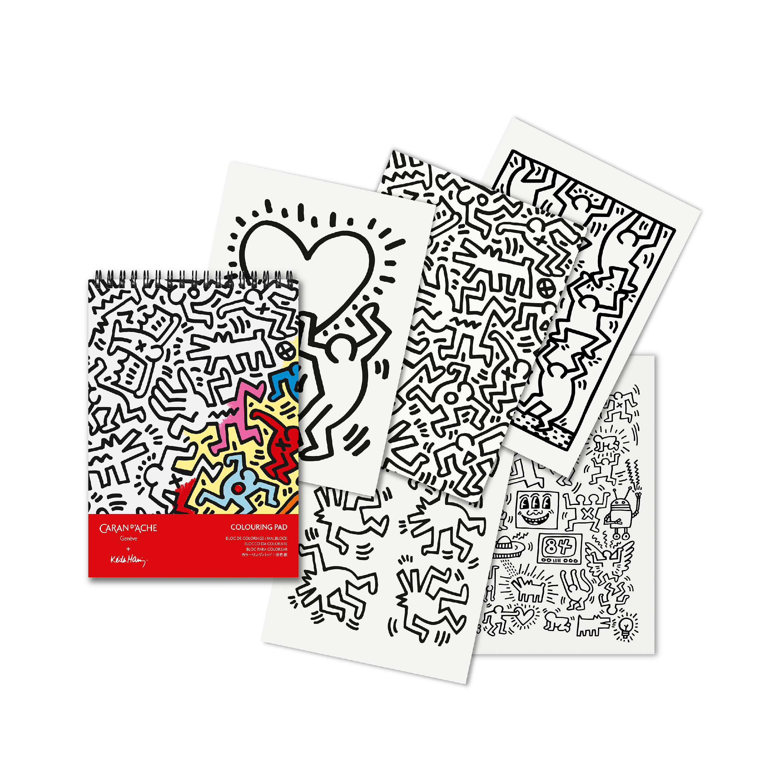 KEITH HARING Boyama Kitabı A5 - Özel Seri