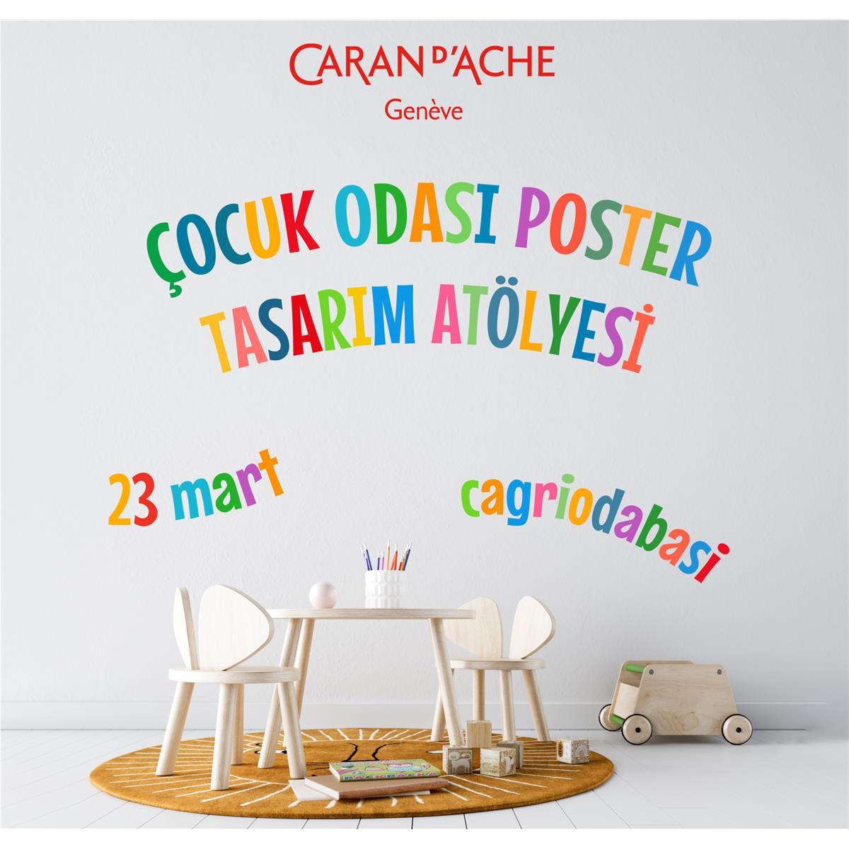 WORKSHOP - Çağrı Odabaşı Çocuk Odası Poster Tasarım Atölyesi