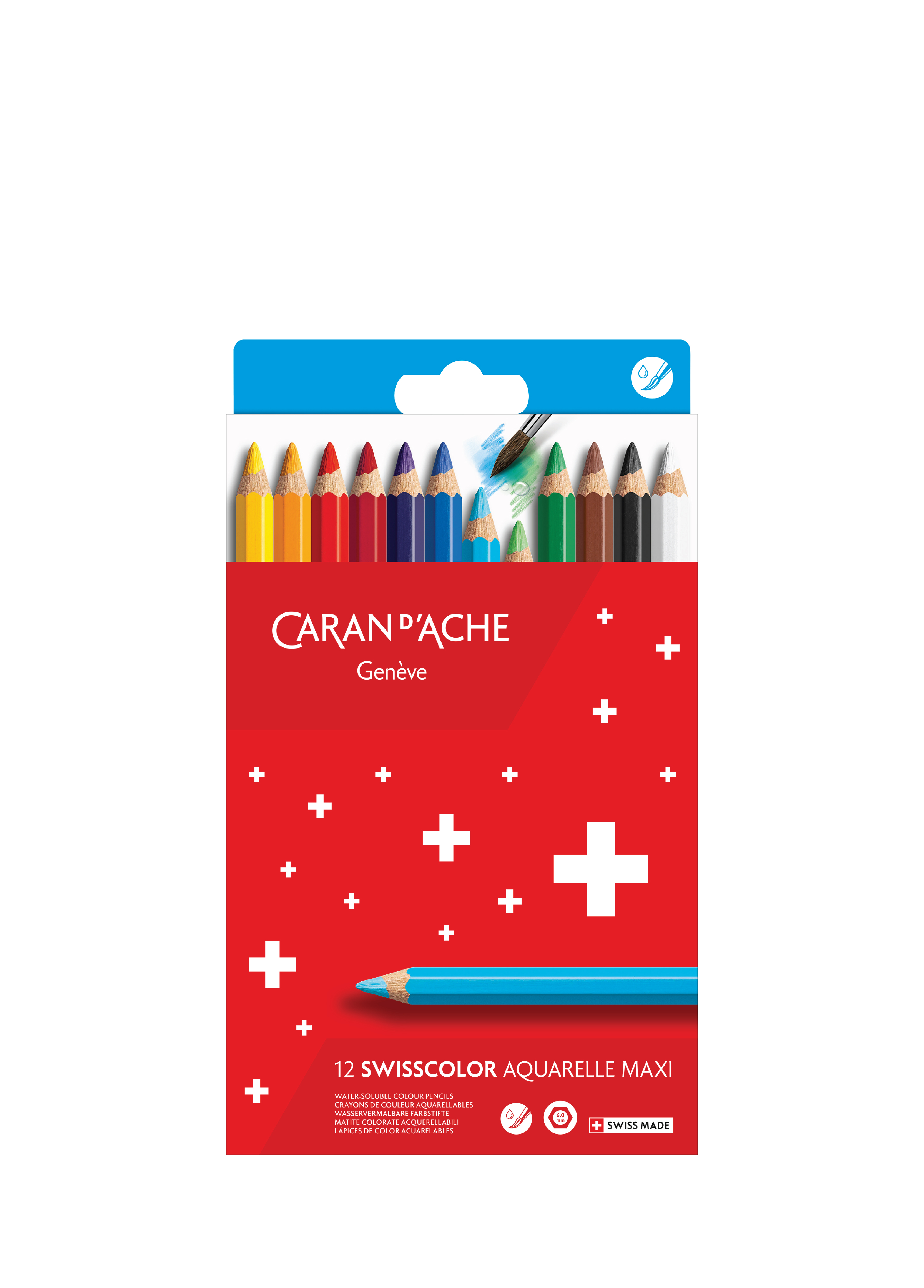 Swisscolor 12 Renkli Suda Çözünen Kalem