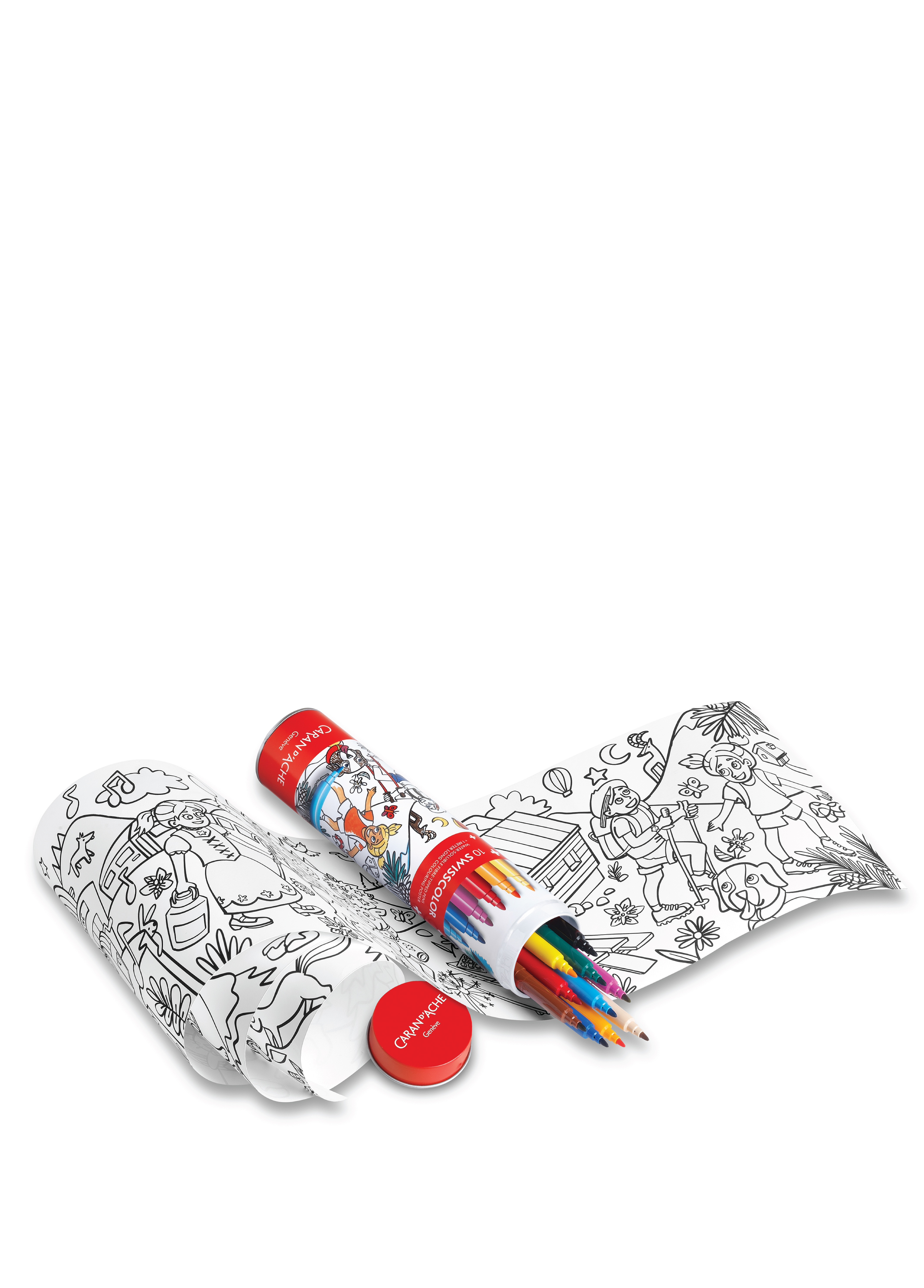 Swisscolor Suda Çözünen Boya Kalemi + Poster - 10'lu