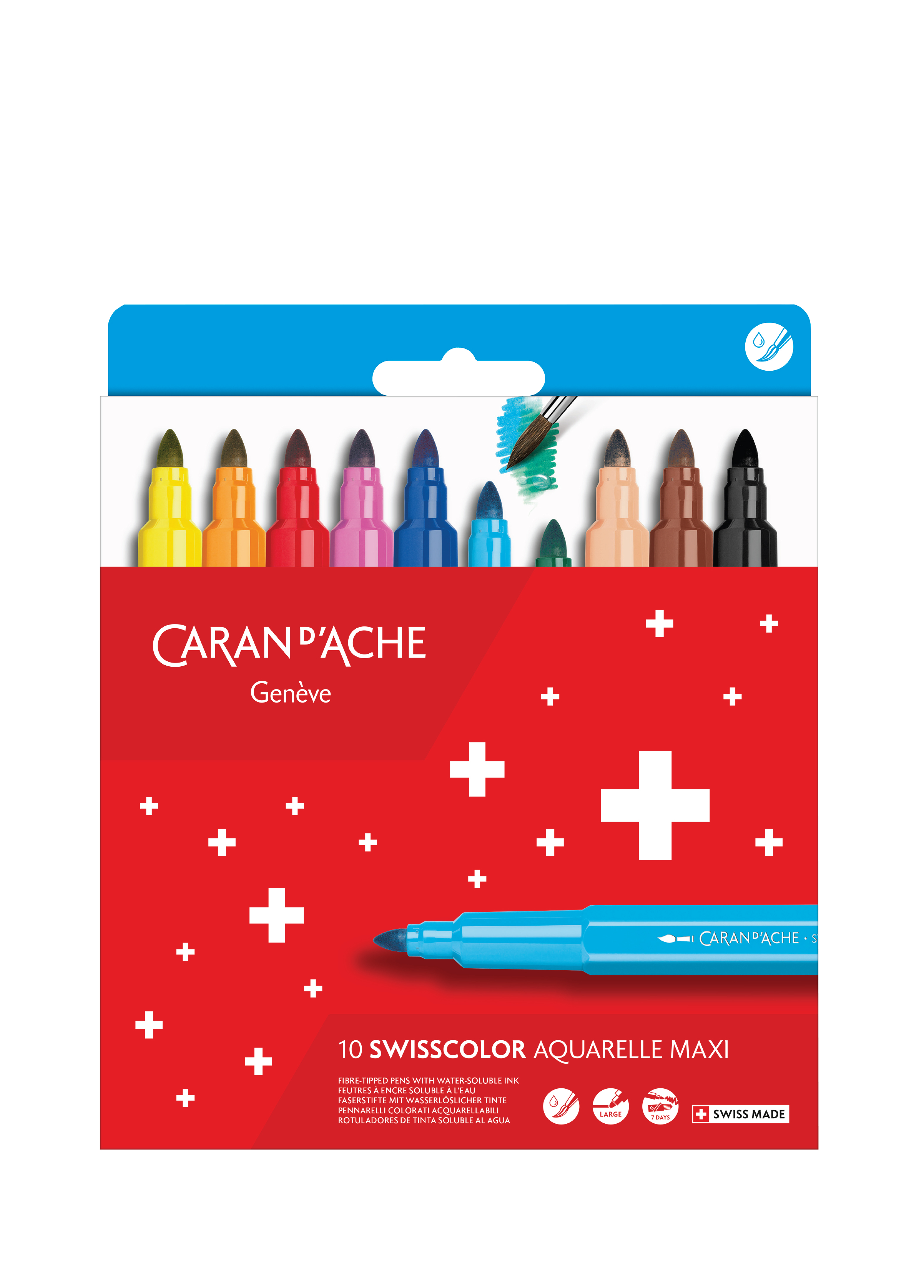 SWISSCOLOR CB FİBER KALEM MAXI - 10