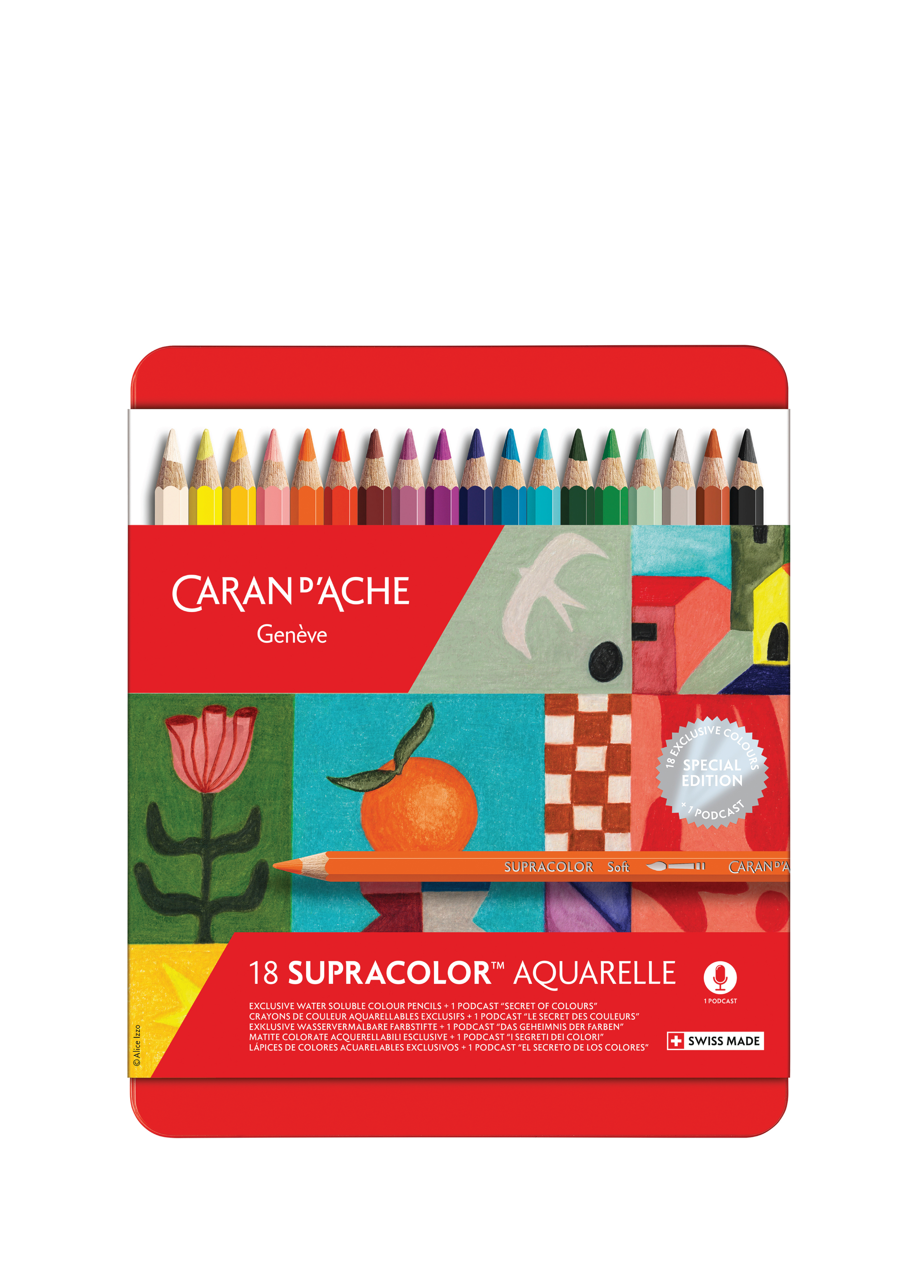 Supracolor™ 18 Aquarelle Renkli Kutu - Özel Seri