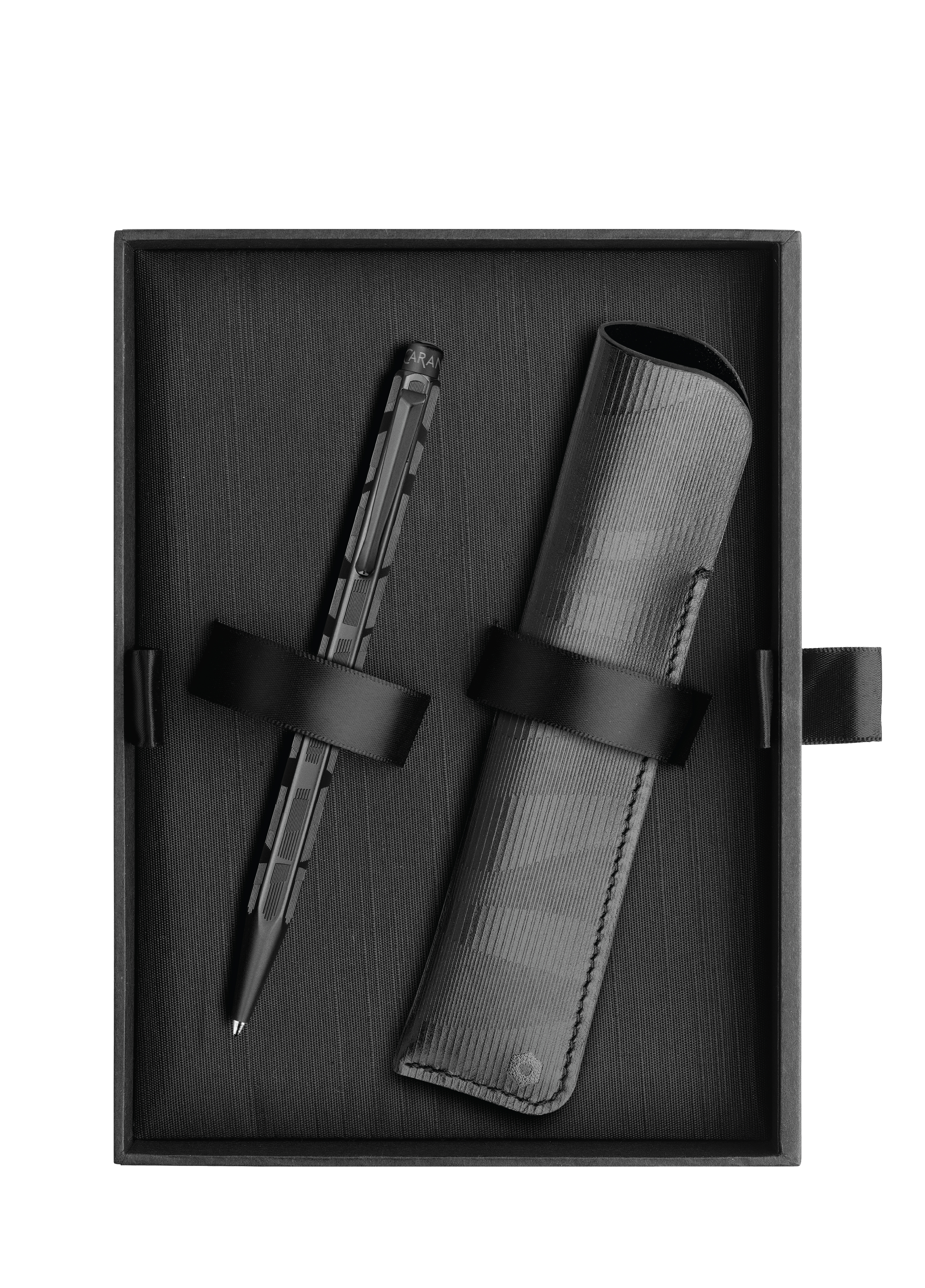 ECRIDOR™ BLACK LINES Seti Tükenmez Kalem ve Deri Kılıf