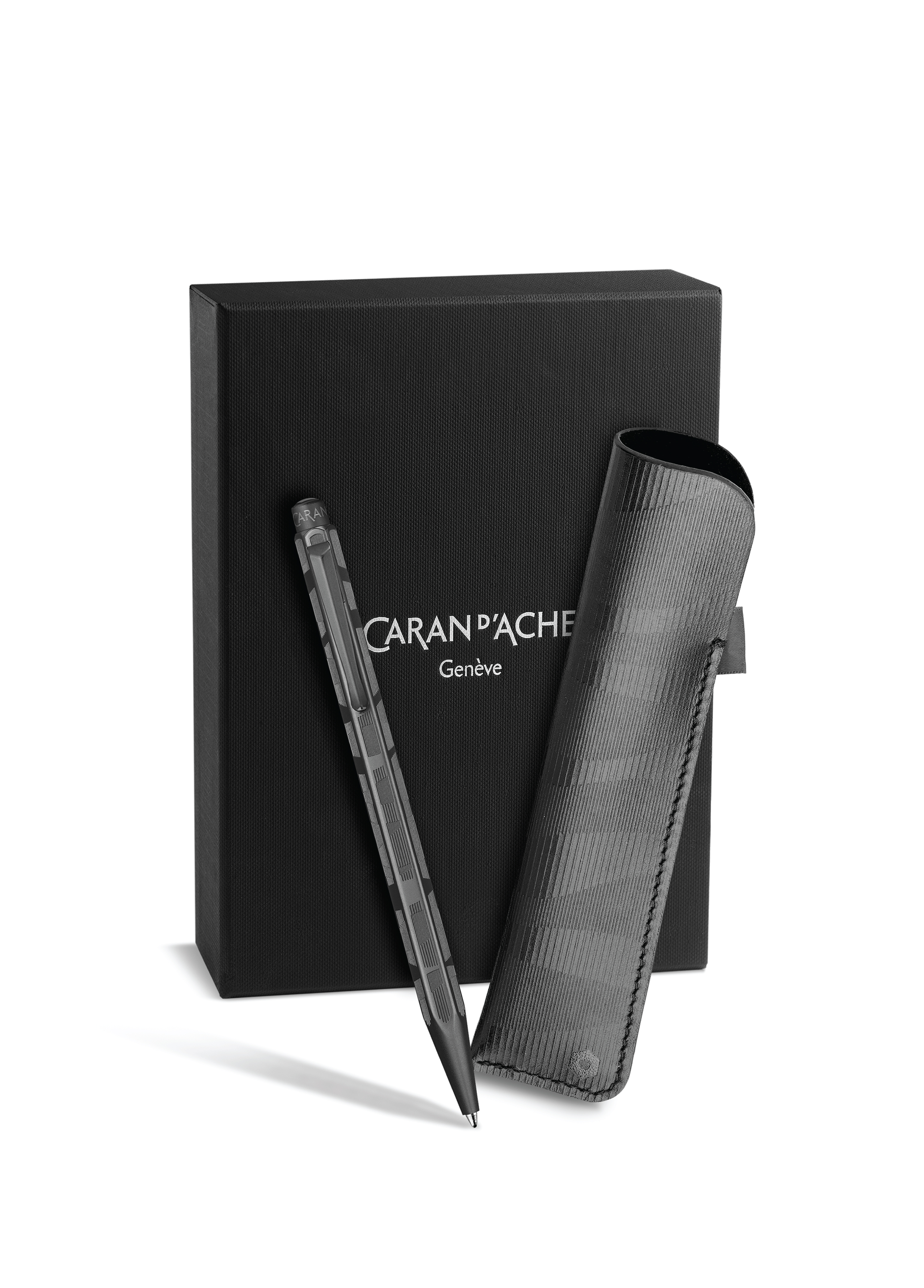 ECRIDOR™ BLACK LINES Seti Tükenmez Kalem ve Deri Kılıf