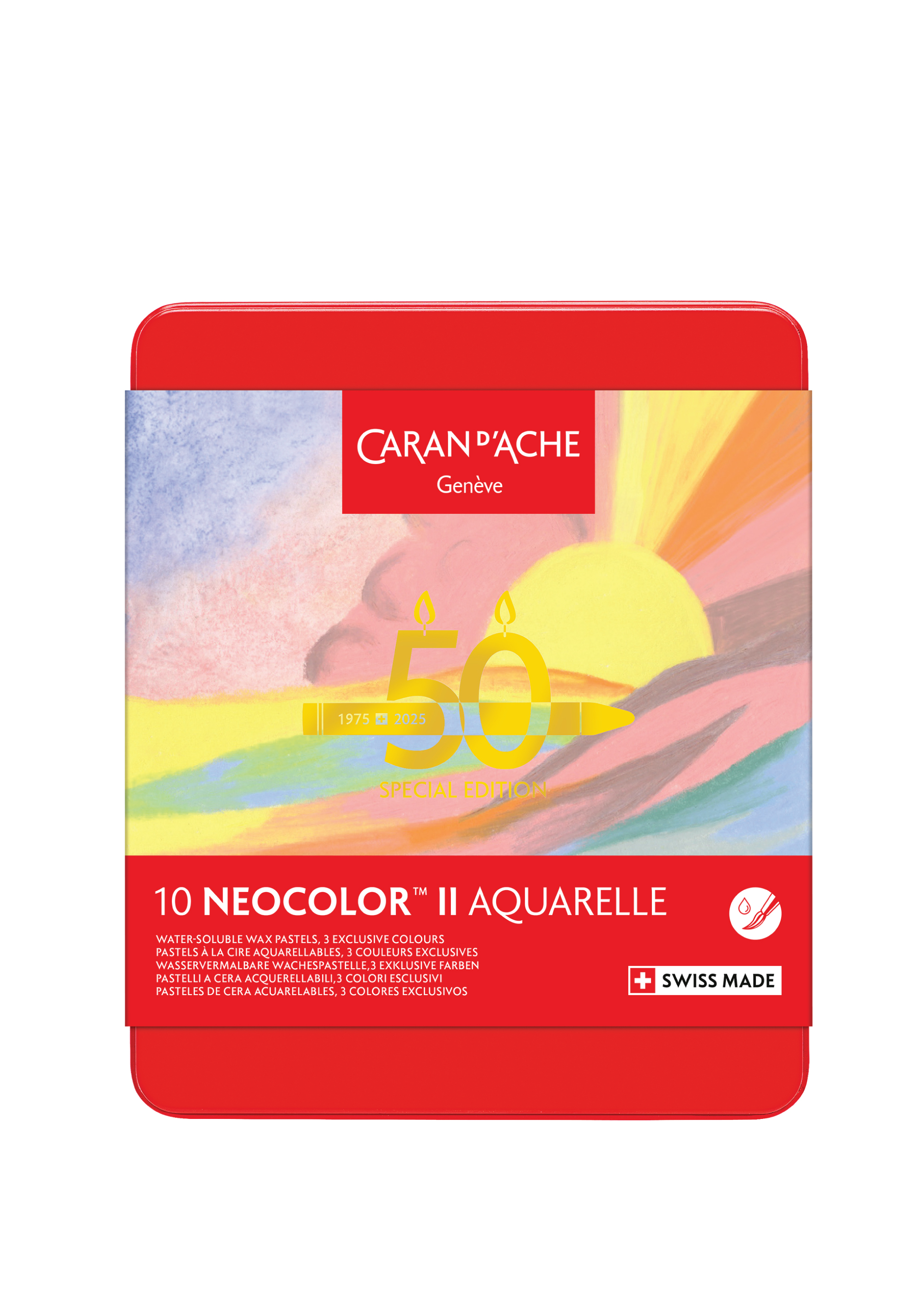 10'lu NEOCOLOR™ II  PASTEL 50. YIL ÖZEL SERİ